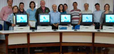 Fundeste doa computadores e impressoras para entidades de Chapecó